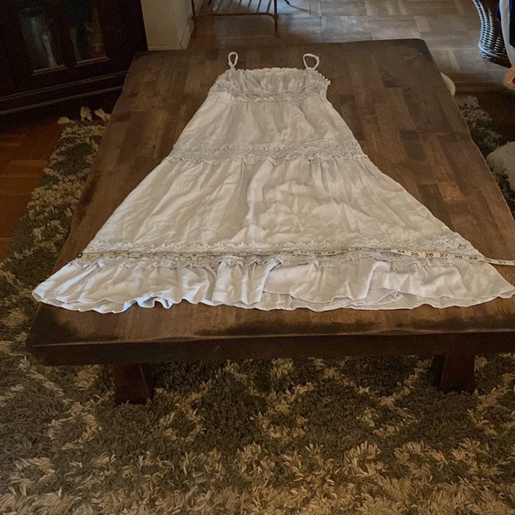 Simplee beautiful baby blue tiered spaghetti strap dress - Picture 13 of 16